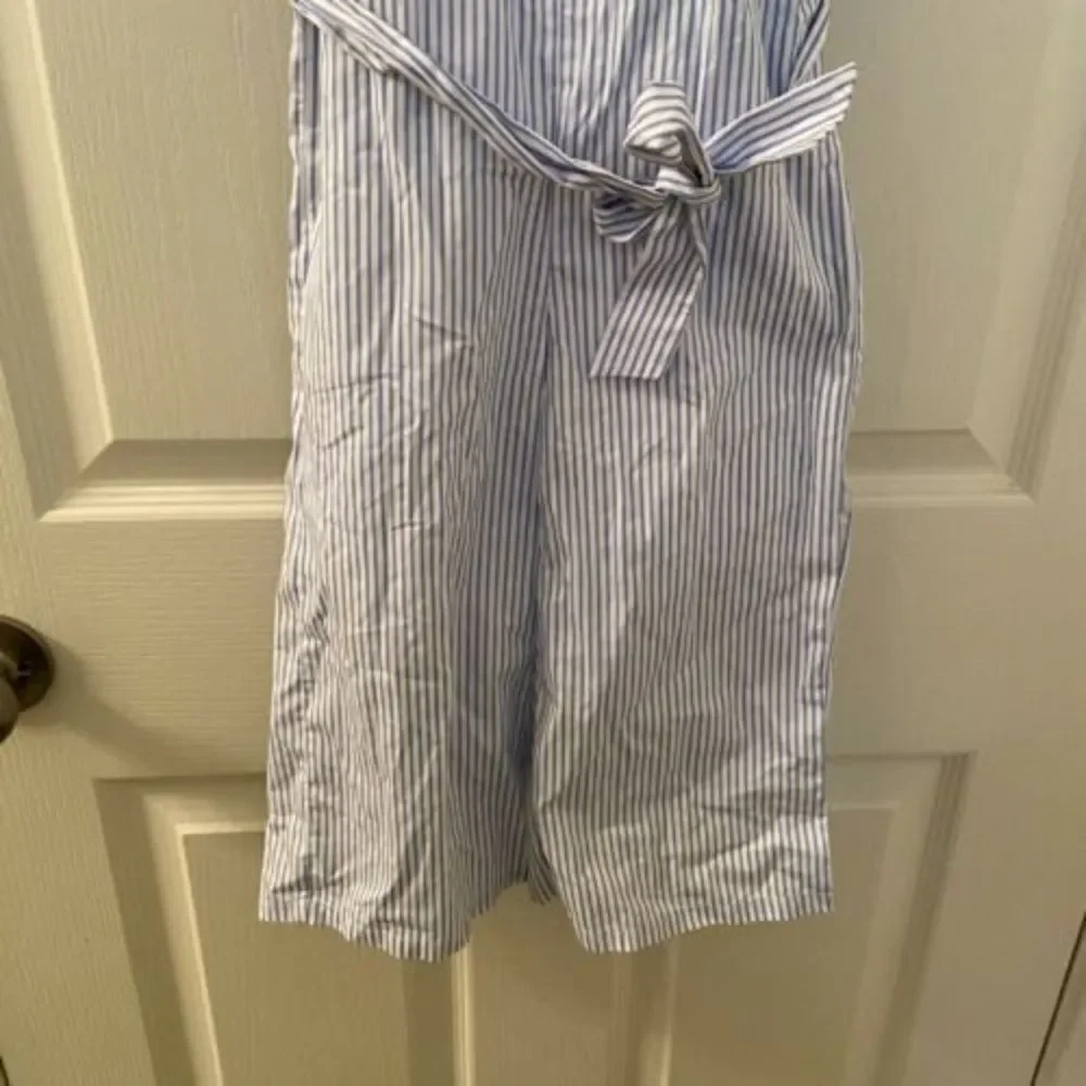 Gymboree Striped Jumpsuit Romper Blue White Girls Size 5